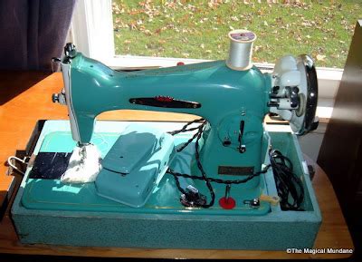 The Magical Mundane: Vintage Dressmaker Sewing Machine