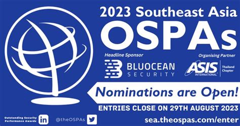 The Outstanding Security Performance Awards (OSPAs) on LinkedIn: #ospas #seaospas #southeastasia