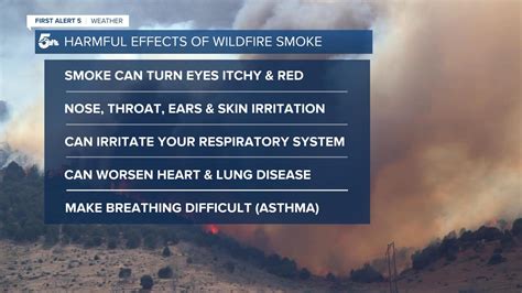 The harmful effects of wildfire smoke