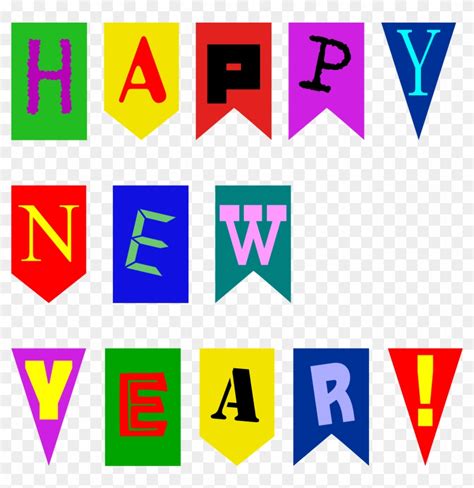 Happy New Year Banner Clip Art