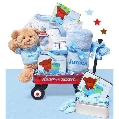 Baby Boy Basket | Regalos de baby shower, Regalos para bebé varón, Regalos personalizados para bebés