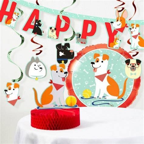 Dog Happy Birthday Banner Dog Pawty Dog Decor Puppy Party - Etsy