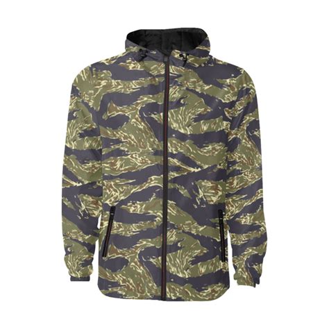 US Tiger Stripes Jungle Camouflage Quilted Lining Windbreaker | Mega Camo