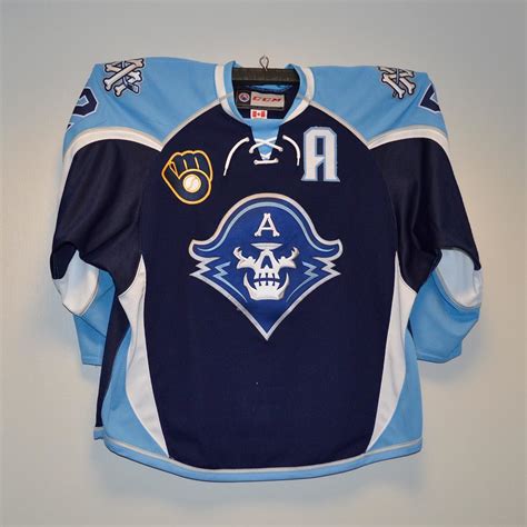 AHL Authentic - Milwaukee Admirals Jersey Worn by #52 Matt Irwin