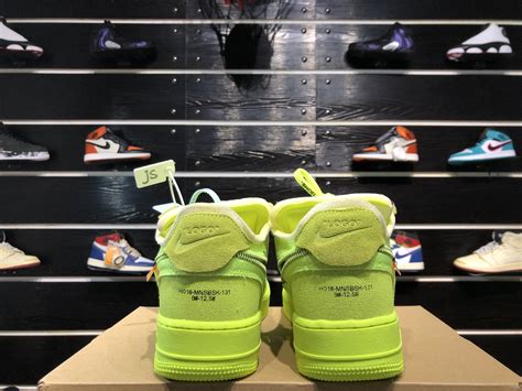 Nike Air Force 1 Low Off-White Volt — Welcome to Delroticdesigns 🛍 ...