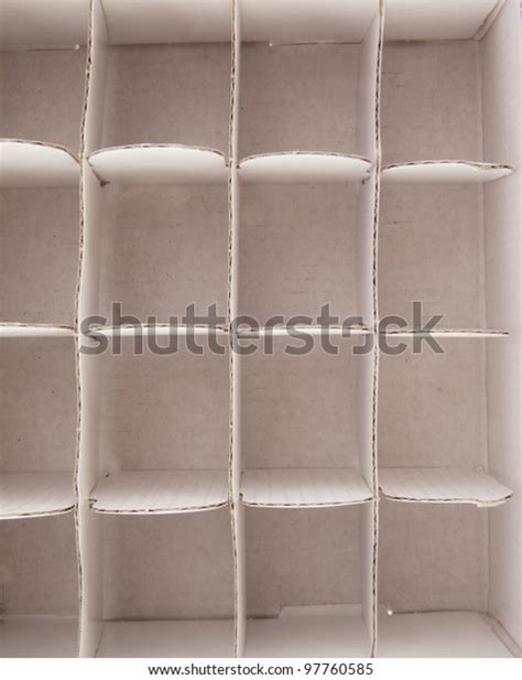 Compartments Form Partitions Cardboard Box Stock Photo (Edit Now) 97760585