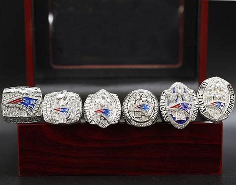 New England Patriots Super Bowl Championship Rings - RingGlory