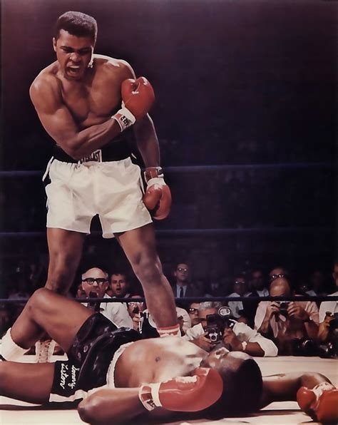 NEW MUHAMMAD ALI VS SONNY LISTON KNOCKOUT BOXING SPORT WALL PHOTO PRINT POSTER | eBay