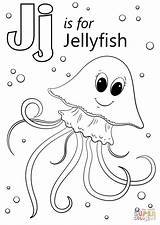 Letter J Is For Jellyfish  Super Coloring Abc coloring Pages sketch template