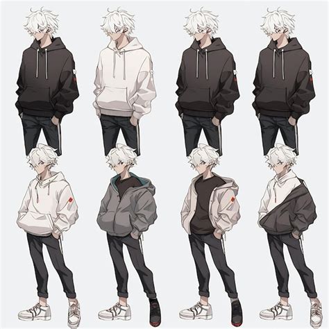 Premium Photo | Trendy Anime Boy Character Turnaround Concept Art Sheet Showcasing A Handsome ...