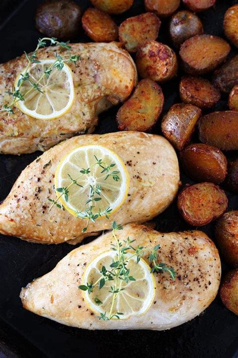 Sheet Pan Lemon Thyme Chicken