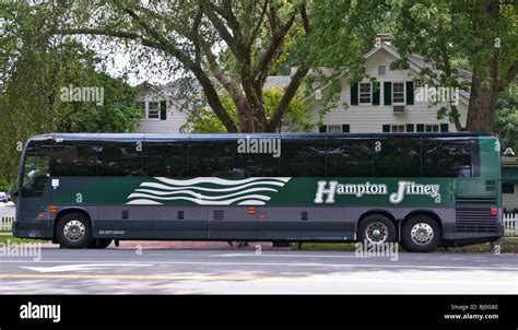 Hampton Jitney bus provides transportation between New York City and towns in Eastern Long ...