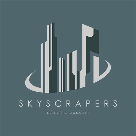 Premium Vector | Skyscraper logo design concept vector