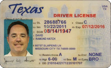 Texas Fake Id Template - Printable Fitness Fusion Hub