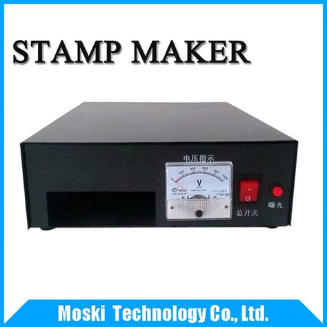 Stamp maker,photosensitive portrait flash stamp making Machine Kit Self inking Stamp Making Seal ...