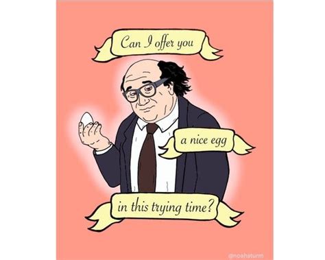 Danny Devito Frank Reynolds Egg Art Print | Egg art, Art prints, Danny ...