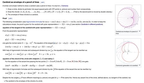 calculus - Trouble with understanding proof for cardioid as an envelope ...