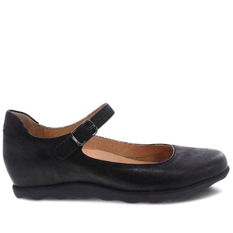 Dansko Women's Marcella Black Burnished Nubuck | Laurie's Shoes