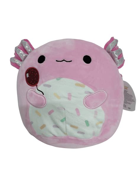 *SALE* KellyToy Squishmallow 8" Archie Pink Axolotl Walking Fish NEW HTF Plush Stuffed Animals ...