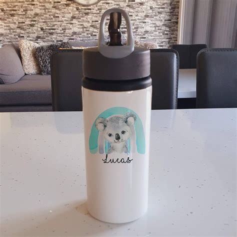 Personalised Koala Water Bottle Koala Drinks Bottle Koala | Etsy