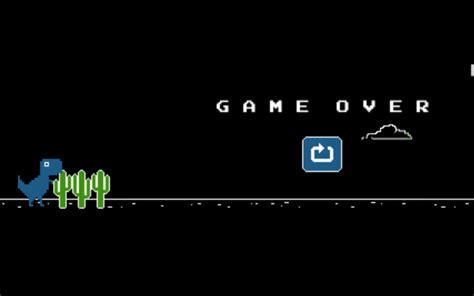 Dinosaur Game Night version - Chrome Web Store