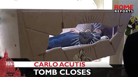 Carlo Acutis' tomb closes - YouTube