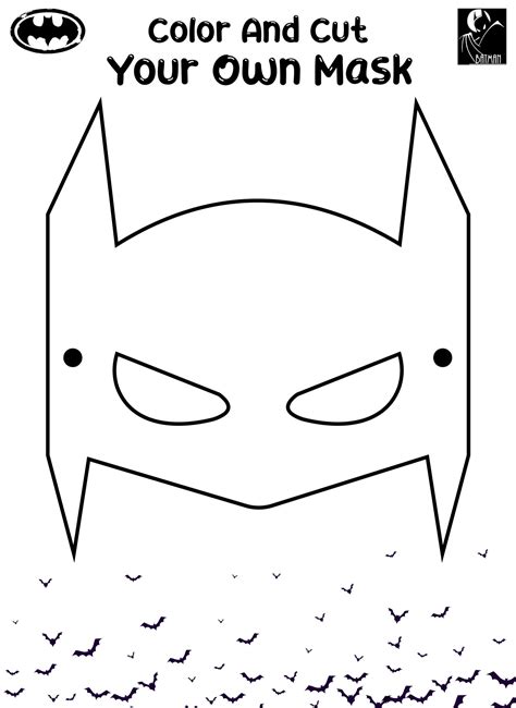 Superhero Mask Cutouts - 10 Free PDF Printables | Printablee