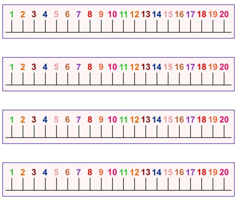 8 Best Kindergarten Number Line Printable 0 20 Printable Number Line | Images and Photos finder