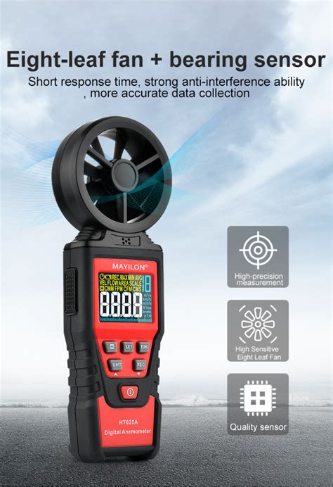 Buy Wholesale China Professional Ht625b Wind Speed Sensor Multi-function Anemometer With Usb ...