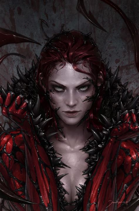 ArtStation - MJ carnage, JeeHyung lee | Carnage marvel, Venom girl, Carnage