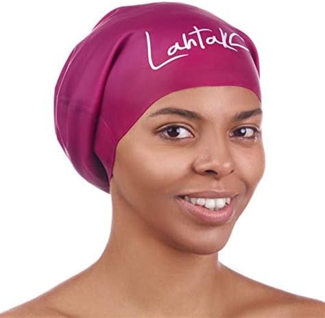 Long Hair Swim Cap - Swimming Caps for Women Men - Extra Large Swim Caps - Waterproof Silicone ...