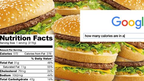 Big Macs Top Google Search Trends for Calorie Counts in 2016 | Glamour