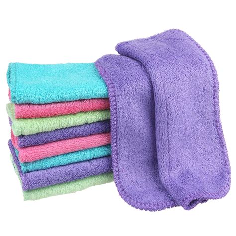 Microfiber Fabric Face Towels Women Solid Bathroom Super Absorbent Quick drying Bath Towel Hair ...