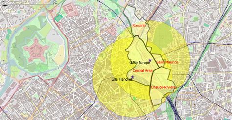 Four areas composing the whole site of Euralille 1 project and our ...