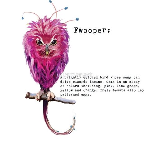 Fwooper by wysmanart | Fantastic beasts creatures, Harry potter creatures, Beast creature