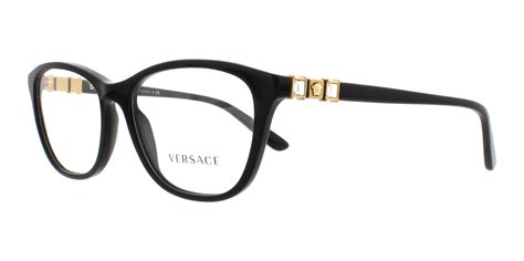 VERSACE Eyeglasses VE 3213B GB1 Black 54MM - Walmart.com