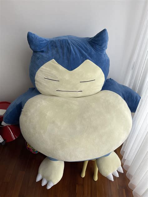 Giant life size Snorlax Plush Toy, Hobbies & Toys, Toys & Games on Carousell