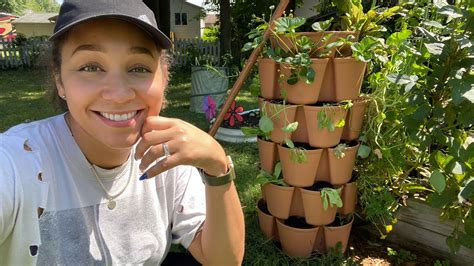 Planting Up Small Spaces | GreenStalk and Metal Raised Bed Gardening Vlog - YouTube