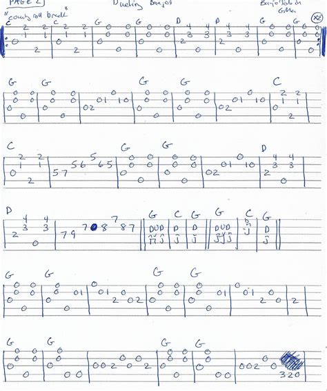 Dueling Banjos Guitar Sheet Music Free Pdf