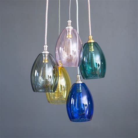 Small Bertie 5 Way Cluster Pendant Light - Glow Lighting