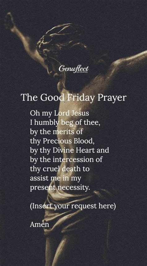 The Good Friday Prayer + Genuflect