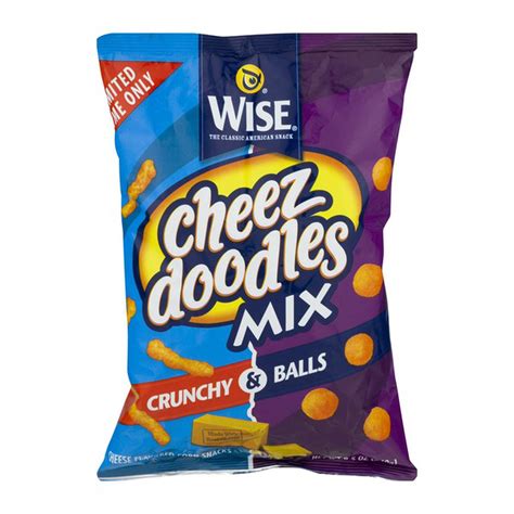 Wise Cheez Doodles Mix Crunchy & Balls Cheese Flavored Corn Snacks (8.5 oz) Delivery or Pickup ...