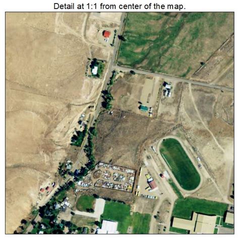 Aerial Photography Map of Challis, ID Idaho