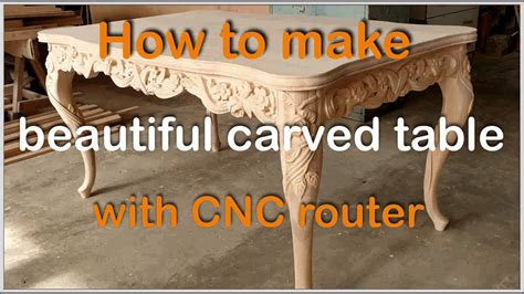 How to make beautiful table with CNC router - CNC LASER