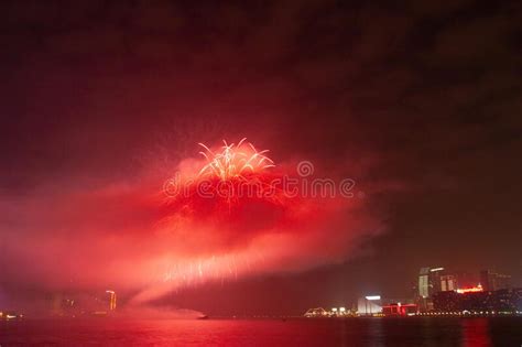 30 Jan 2006 a Hong Kong Fireworks in Chinese New Year Stock Photo - Image of finance, background ...