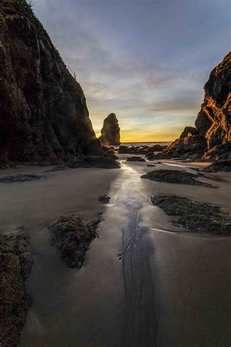 Sunset at Point of the Arches, Olympic National Park2 - Andy Porter Images