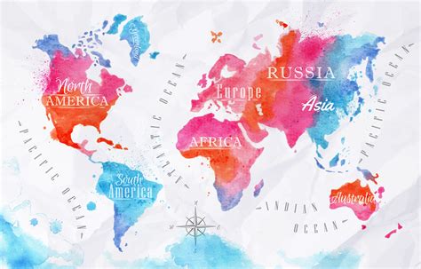 World Map Posters: Kinds, Styles and Interesting Designs ...