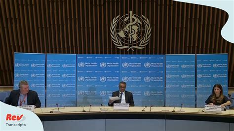 World Health Organization COVID-19 Press Conference April 10 | Rev