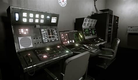 Justin Rendall – 3D Environment Artist » Submarine Control Room