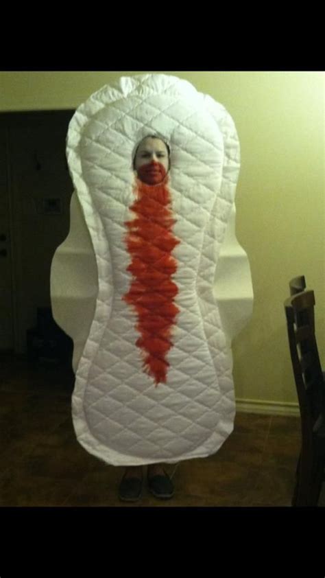 How to make a maxi pad costume for halloween | ann's blog